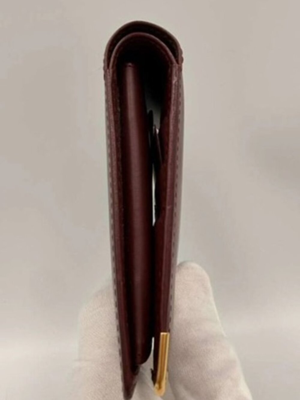 Cartier Must De Cartier Bifold Wallet — Burgundy - Picture 4 of 8